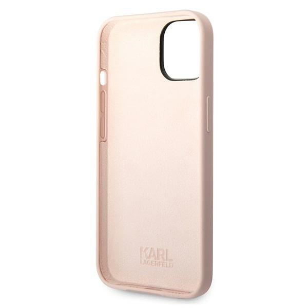 Karl Lagerfeld KLHCP14SSLKHLP iPhone 14 6.1" hartcase rosa/pink Silikon Karl`s Head